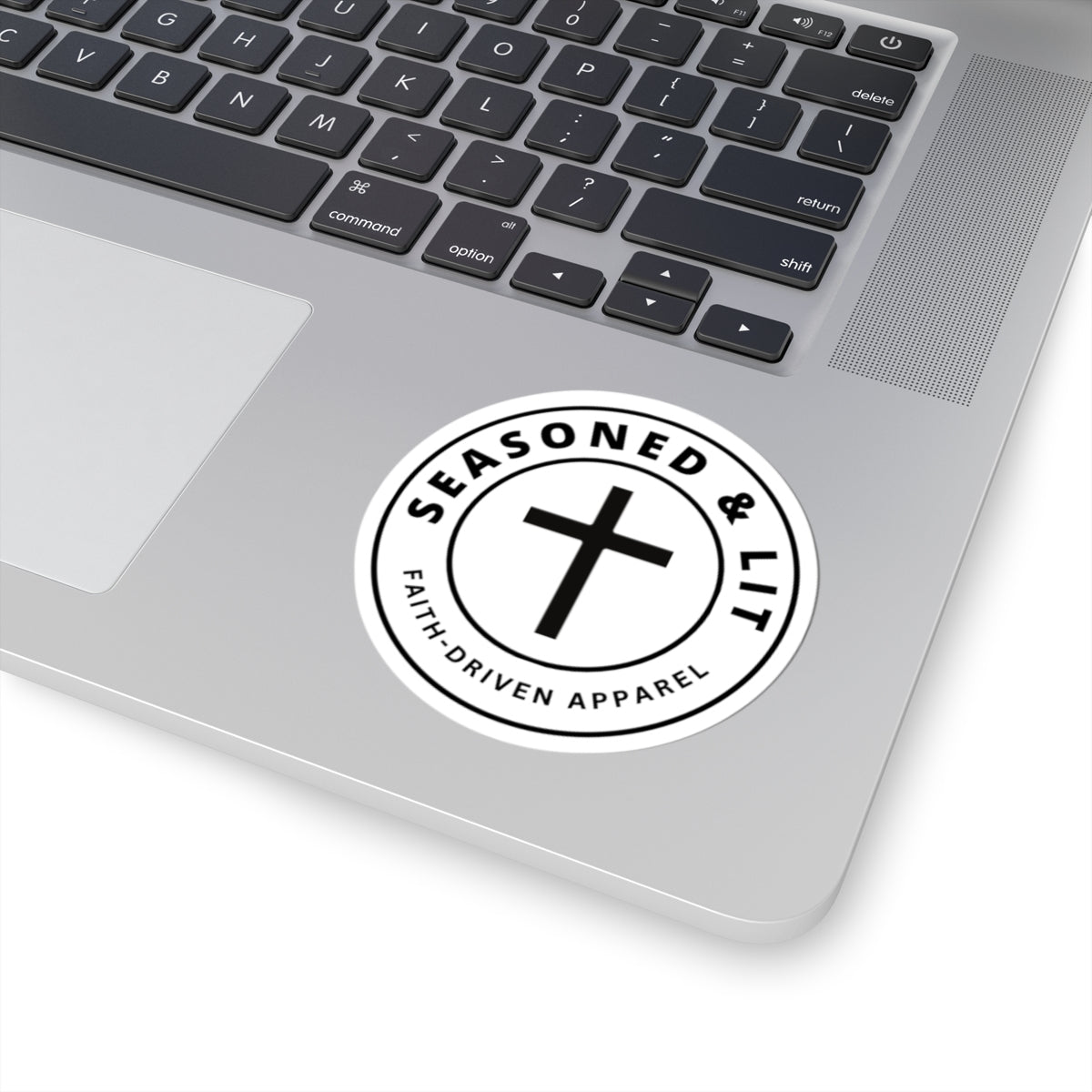 Faithful Kiss-Cut Stickers - Seasoned & Lit Design